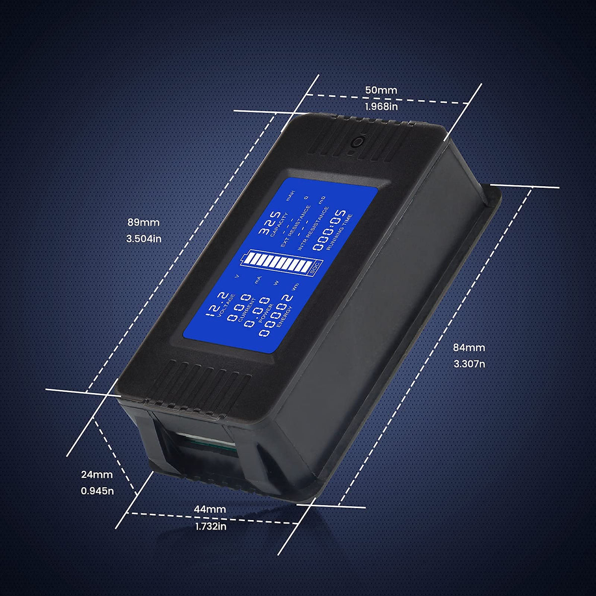 CGELE backlit LCD close-up ensuring nighttime visibility and clarity