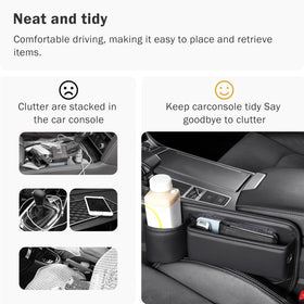 CGYISOL cable pass-through detail with charger, enables tidy charging