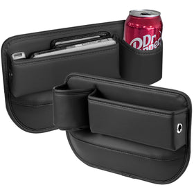 CGYISOL front view showing organizer profile and cup holder, organizes essentials
