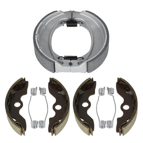 Chabushi brake shoes packaging showing full front and rear kit for easy replacement