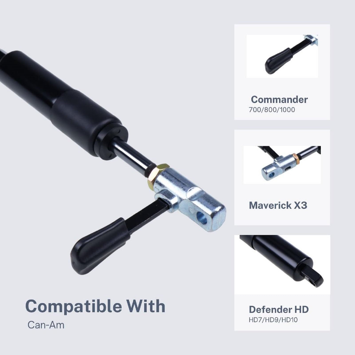 Chamixx installed on Can-Am tilt column demonstrating restored tilt control