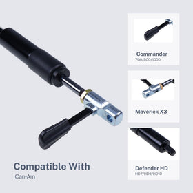Chamixx installed on Can-Am tilt column demonstrating restored tilt control