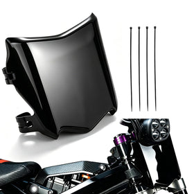 CHANGCHENG front number plate front view showing clean motocross look and protection