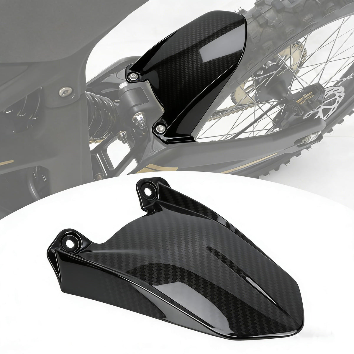CHANGCHENG rear fender front view showing fit and protection