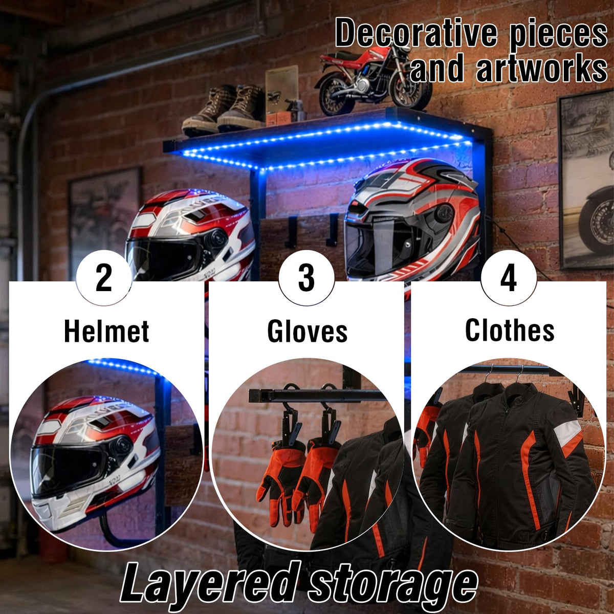 Chaoos mounted in garage setting maximizing space and organized storage