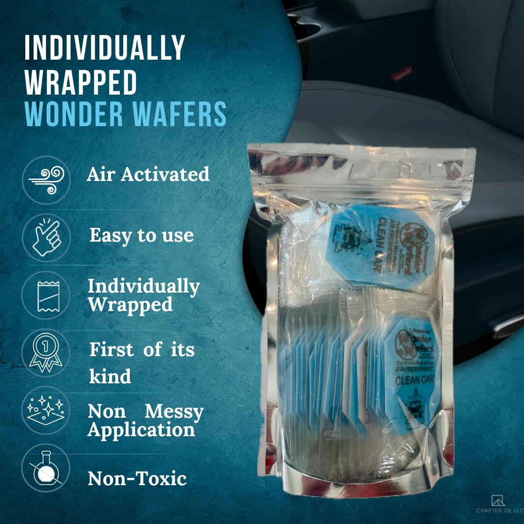 CHAPTER 29 wafer placed in car cup holder giving steady fresh scent
