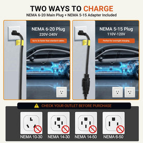 CHARGEHERE J1772 plug close-up demonstrating secure vehicle connection
