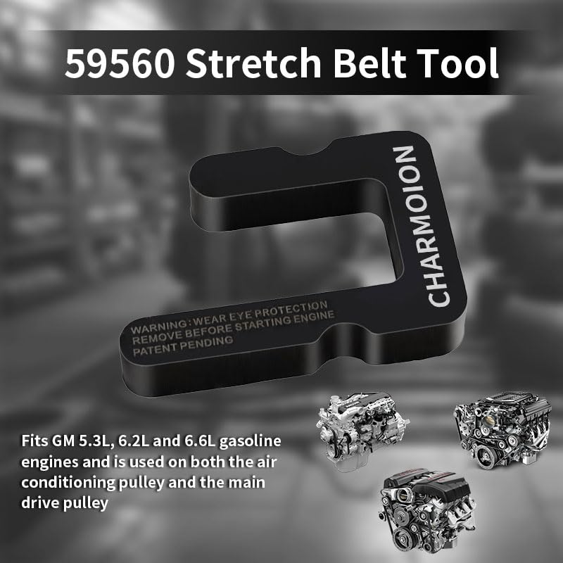 CHARMOION tool next to a standard wrench showing compact size and easy storage benefit