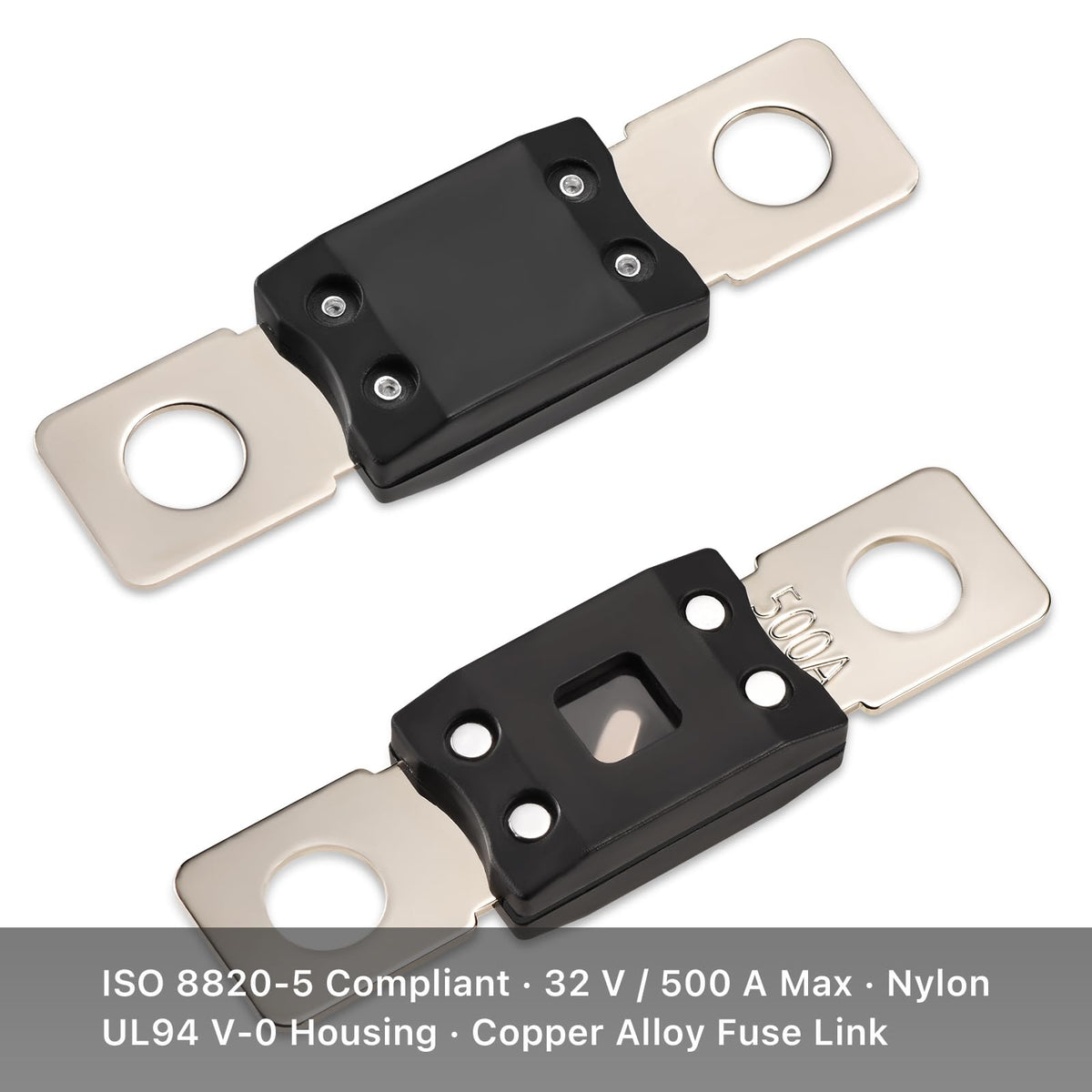 Chatovalo transparent cover allowing quick fuse visual inspection and safety benefit