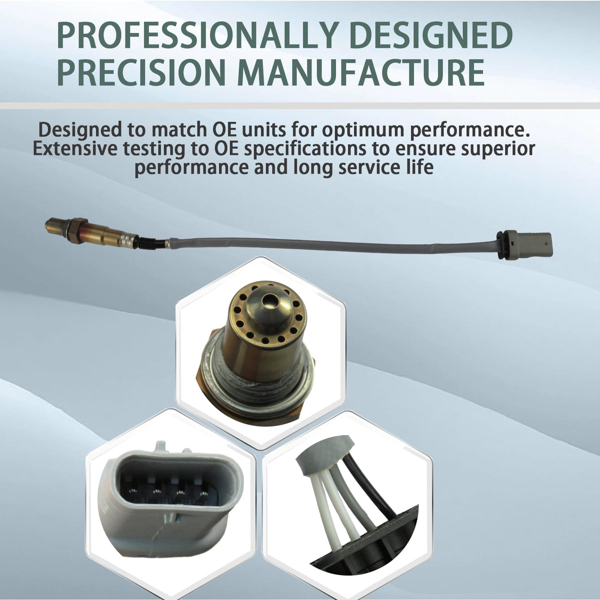 Thread and seal detail on ChawYI sensor showing reliable mounting and leak prevention