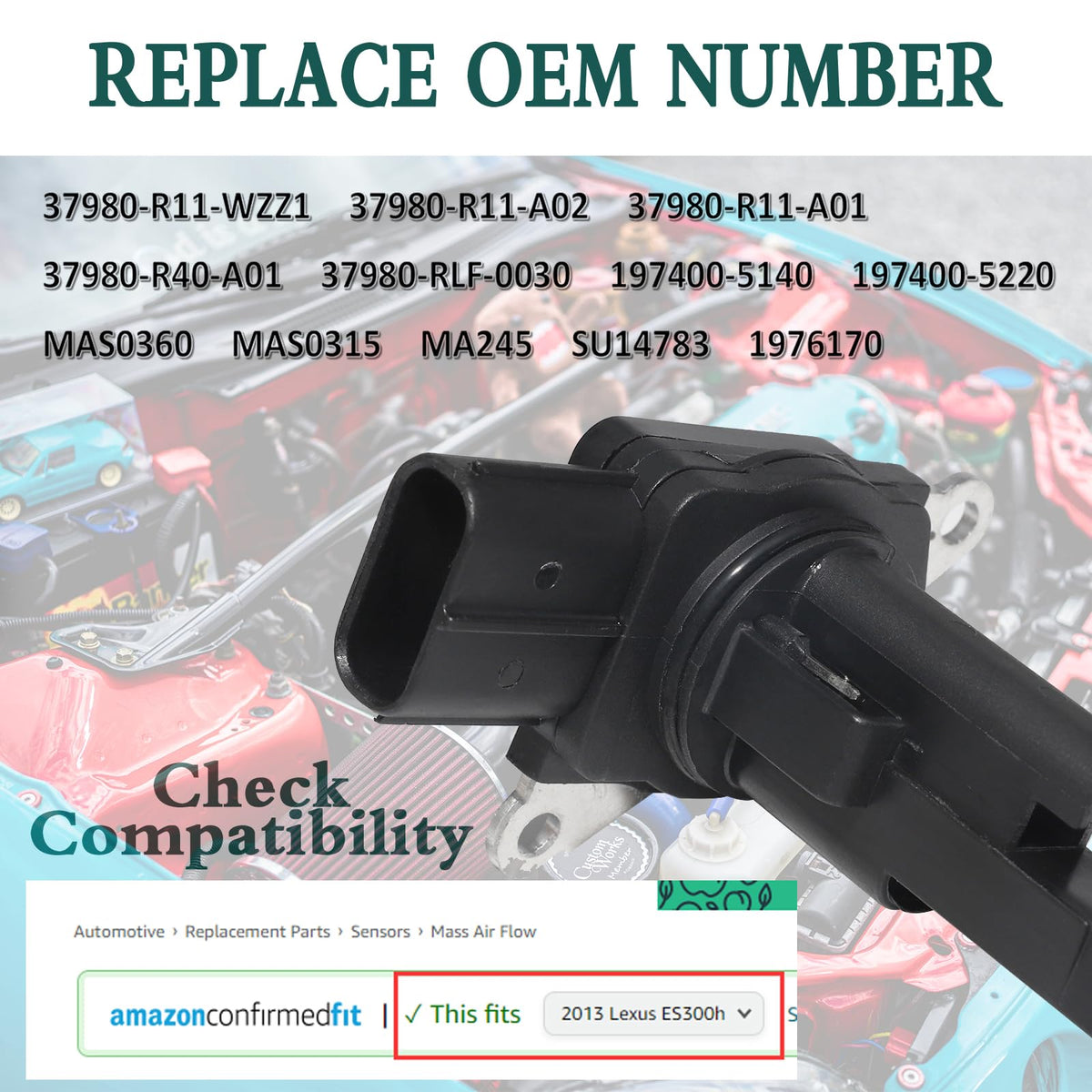 ChawYI detailed view of sensor element demonstrating accurate airflow measurement benefit