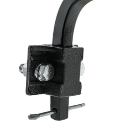 CHDT66 flap clip detail showing one fixed and three adjustable clips for fit