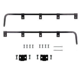 CHDT66 front view hangers showing full 30.25 inch length and sturdy square steel