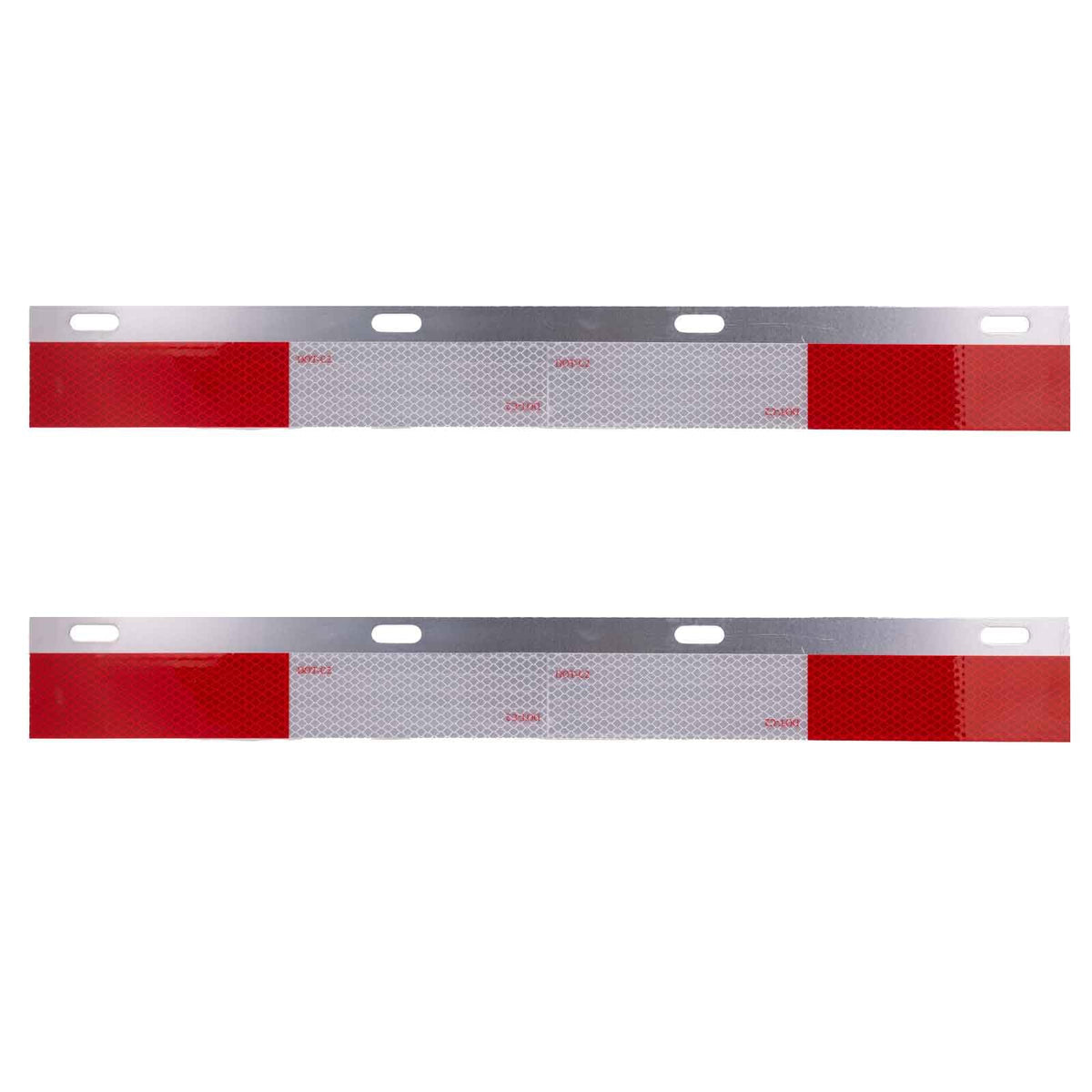 CHDT66 installed on a semi truck mud flap hanger showing clean fit and increased conspicuity
