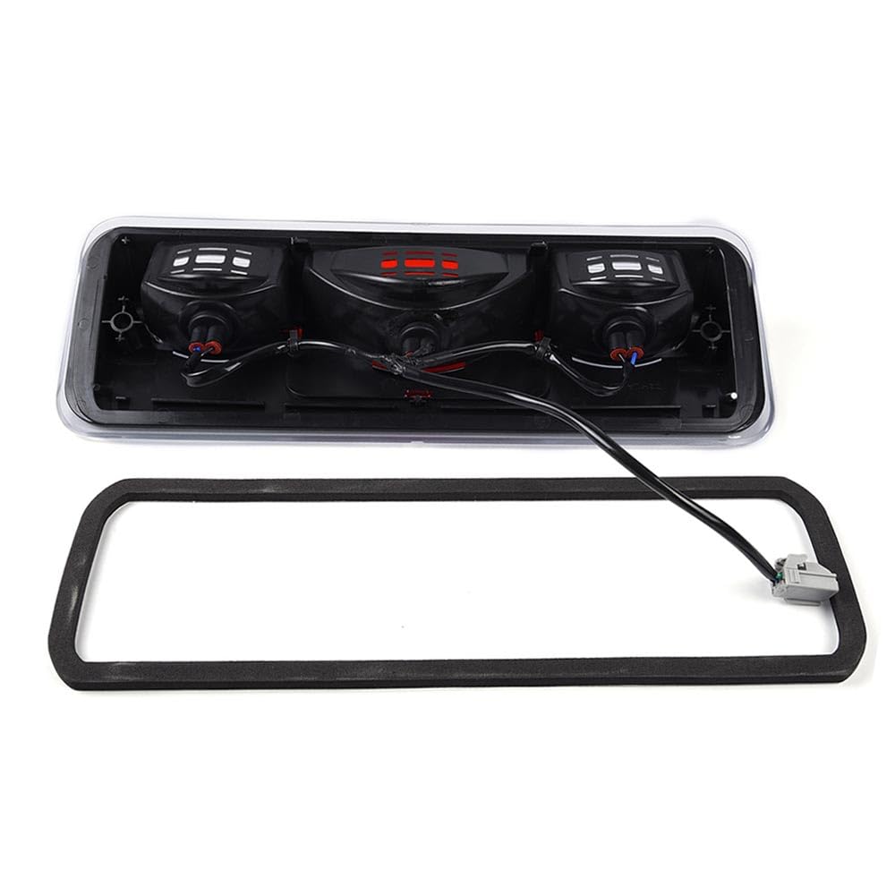 CHEDA on truck at night showing brighter LED brake visibility