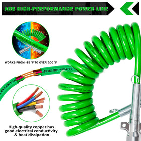 CheeMuii green cable jacket texture resisting abrasion benefit