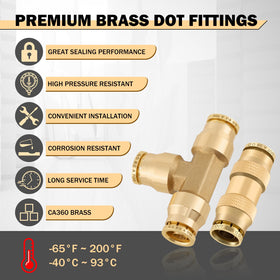 CheeMuii fittings installed on a truck air line demonstrating dependable connection benefit