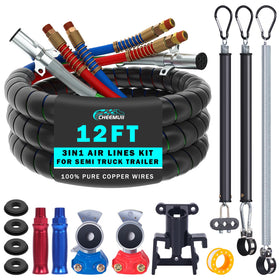 CheeMuii front assembly 12FT kit showing complete hoses and hardware for fast fit