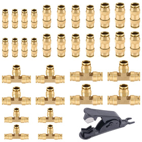 CheeMuii front packaging kit showing full 35-piece DOT fittings set, ready for repairs