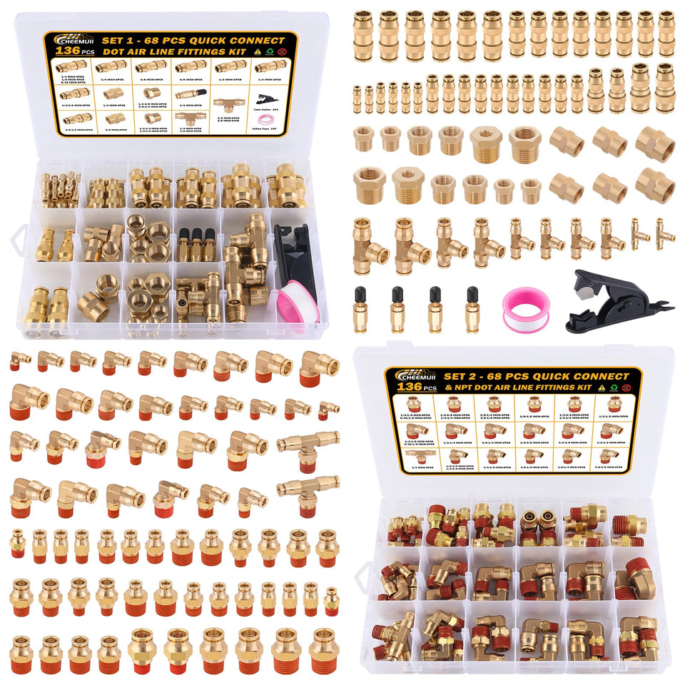 CheeMuii front packaging showing full 136-piece kit for ready use