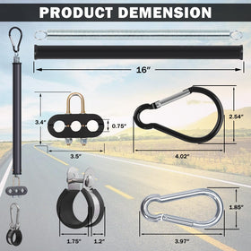 CheeMuii protective plastic sleeve on hose demonstrating snag protection and extended life