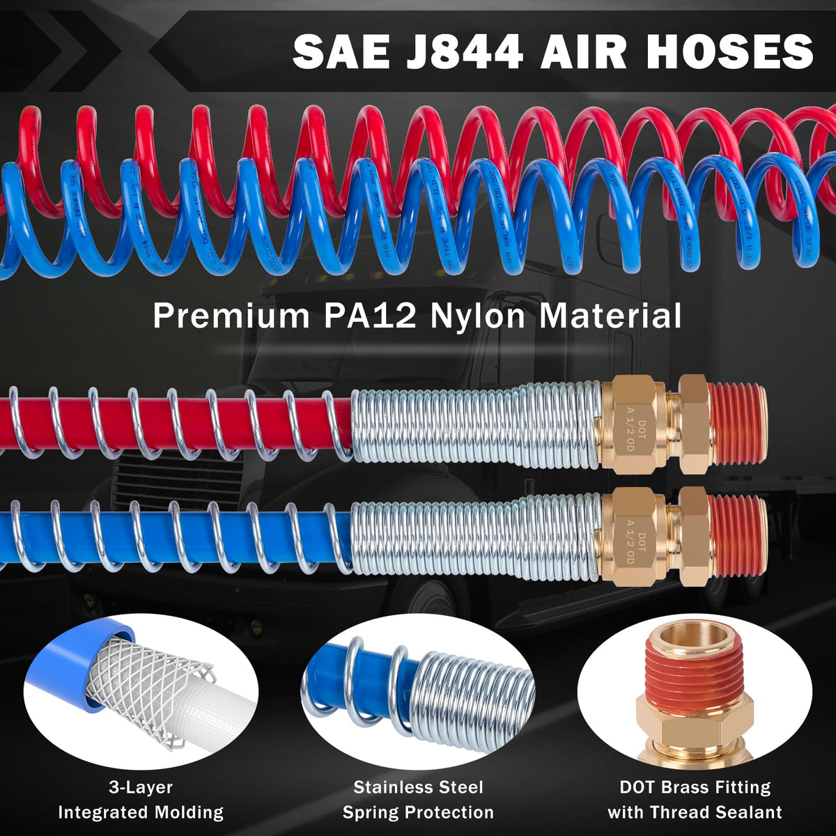 CheeMuii spring-protected hose end showing kink protection and durability