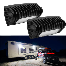 Chelhead front-facing porch light pack showing compact design and bright output