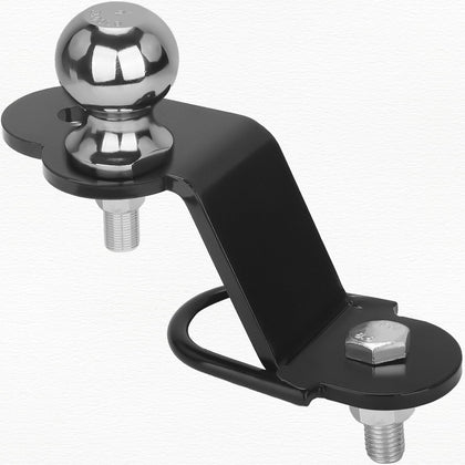 Chelhead front view of hitch adapter showing mounting, quick hookup benefit
