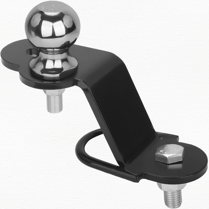 Chelhead front view of hitch adapter showing mounting, quick hookup benefit