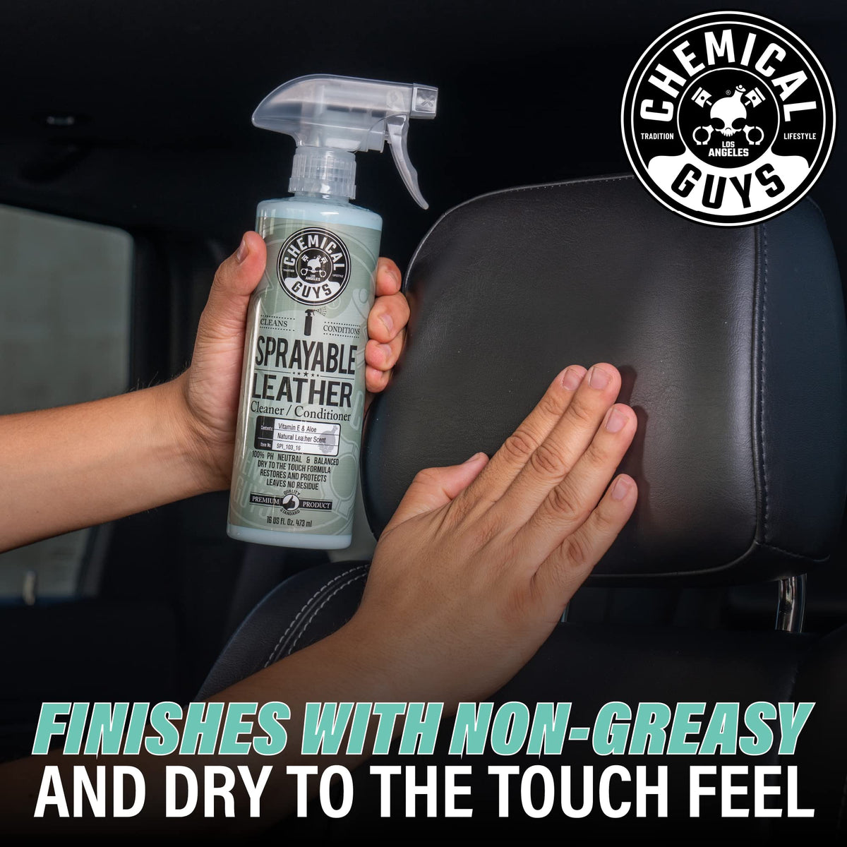 Chemical Guys applied with microfiber and soft brush for detailed cleaning