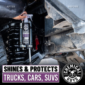 Chemical Guys used on RV undercarriage showing maintenance and curb appeal