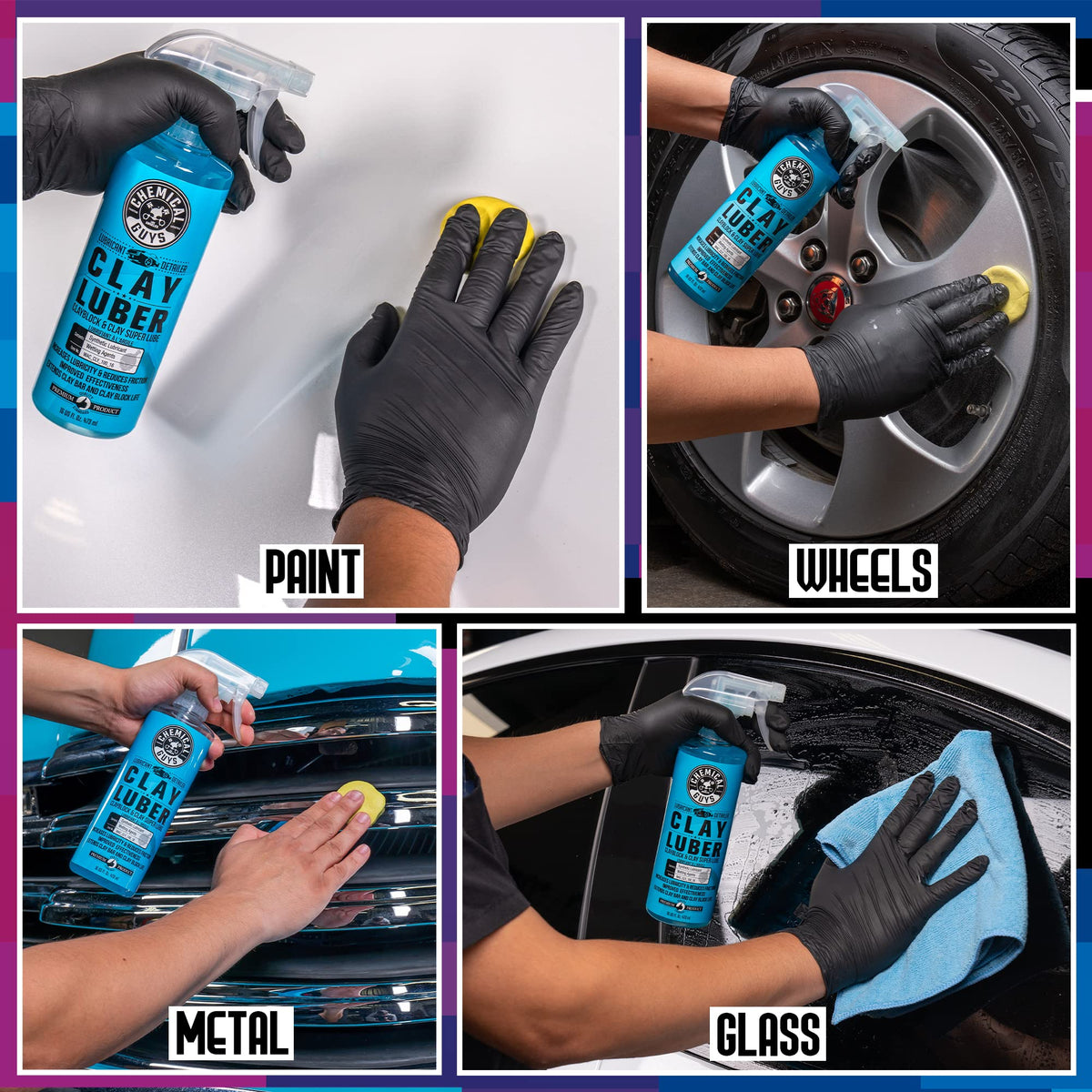 Chemical Guys before and after paint comparison revealing clearer shine