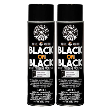 Chemical Guys front-packaging showing two 11 oz bottles and brand benefit