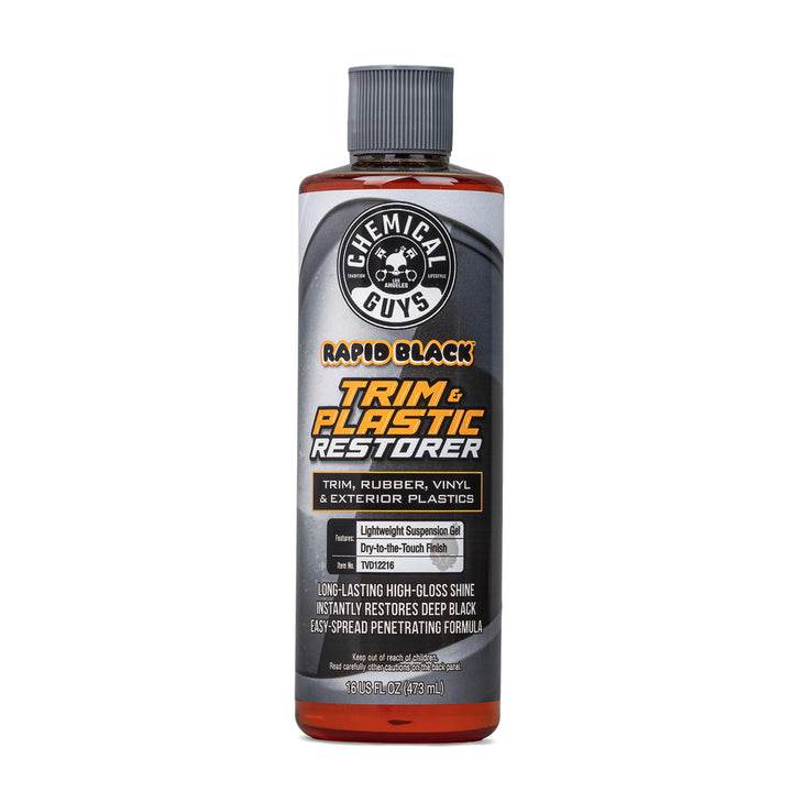 Chemical Guys front packaging showing 16 oz bottle and label benefit
