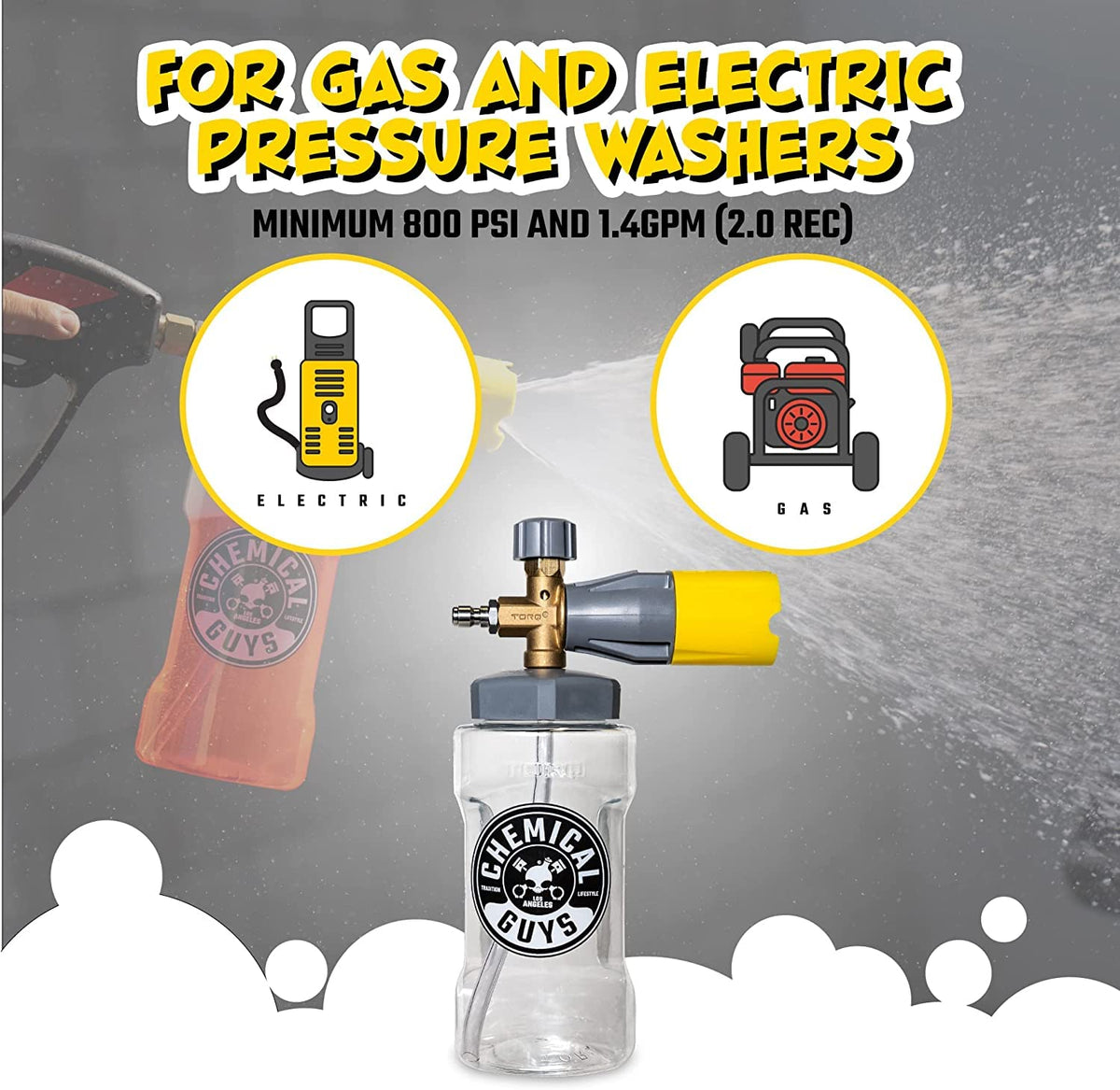Chemical Guys bottle capacity scale comparison reduces refill interruptions