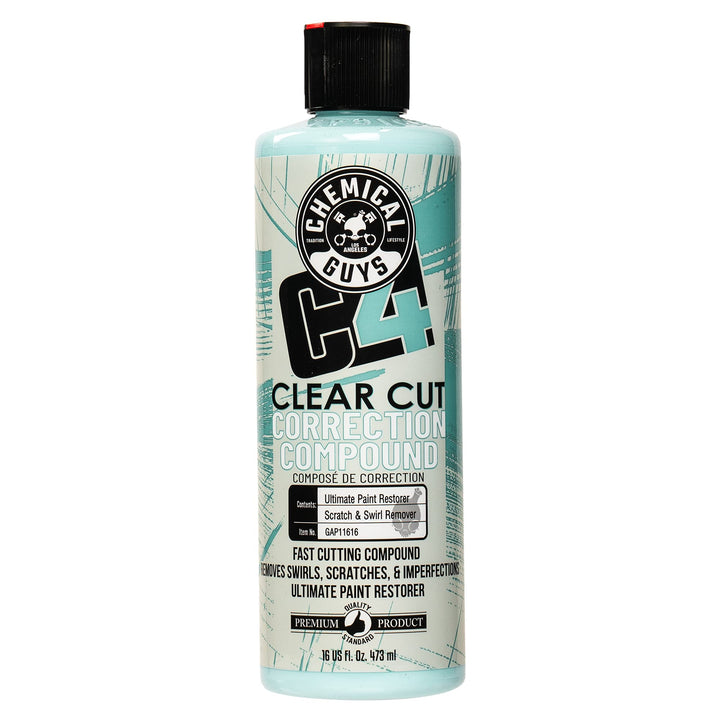 Chemical Guys C4 front label showing product name and size for easy identification