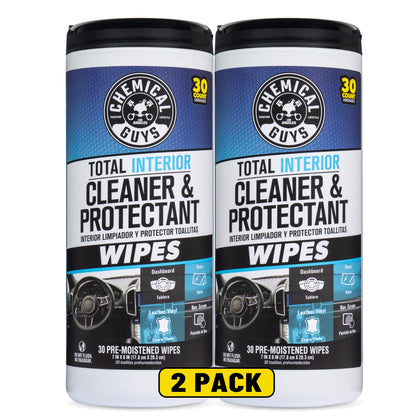 Chemical Guys canister front packaging showing brand and count, quick grab convenience