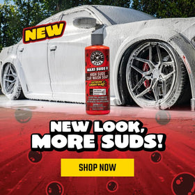 Chemical Guys cherry scent visual with fruit suggesting a fresh-smelling wash experience