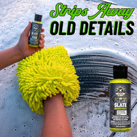 Chemical Guys clay in use on car hood showing safer decontamination