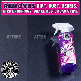 Chemical Guys used as clay bar lubricant showing smooth glide and contaminant removal