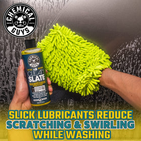 Chemical Guys cleaned paint surface showing residue-free finish for better adhesion benefit