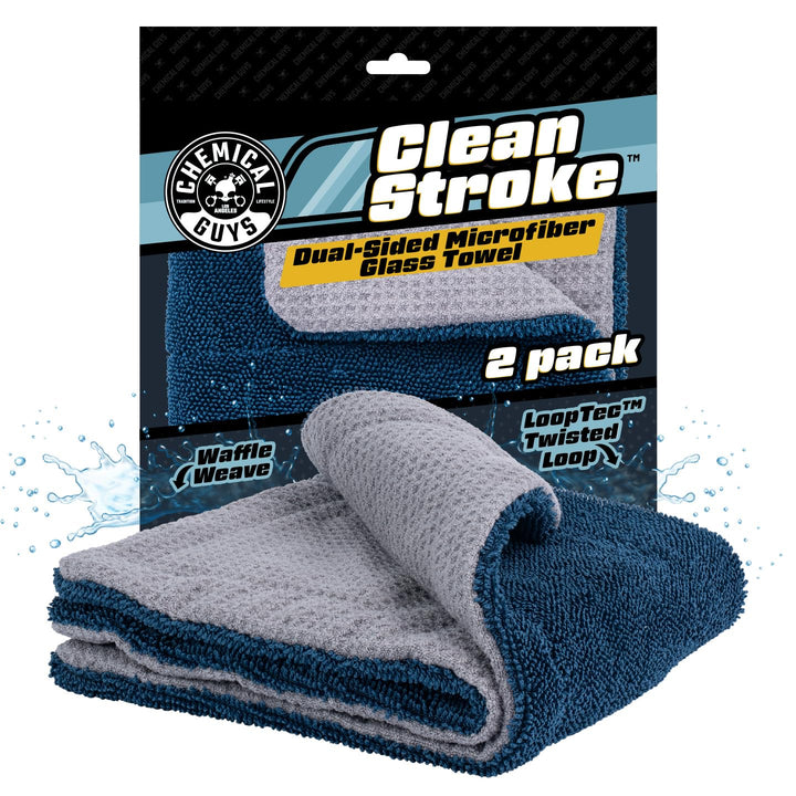Chemical Guys folded towel front view showing clean edge and ready-to-use benefit