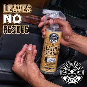 Chemical Guys clear solution texture highlighting colorless, residue-free finish