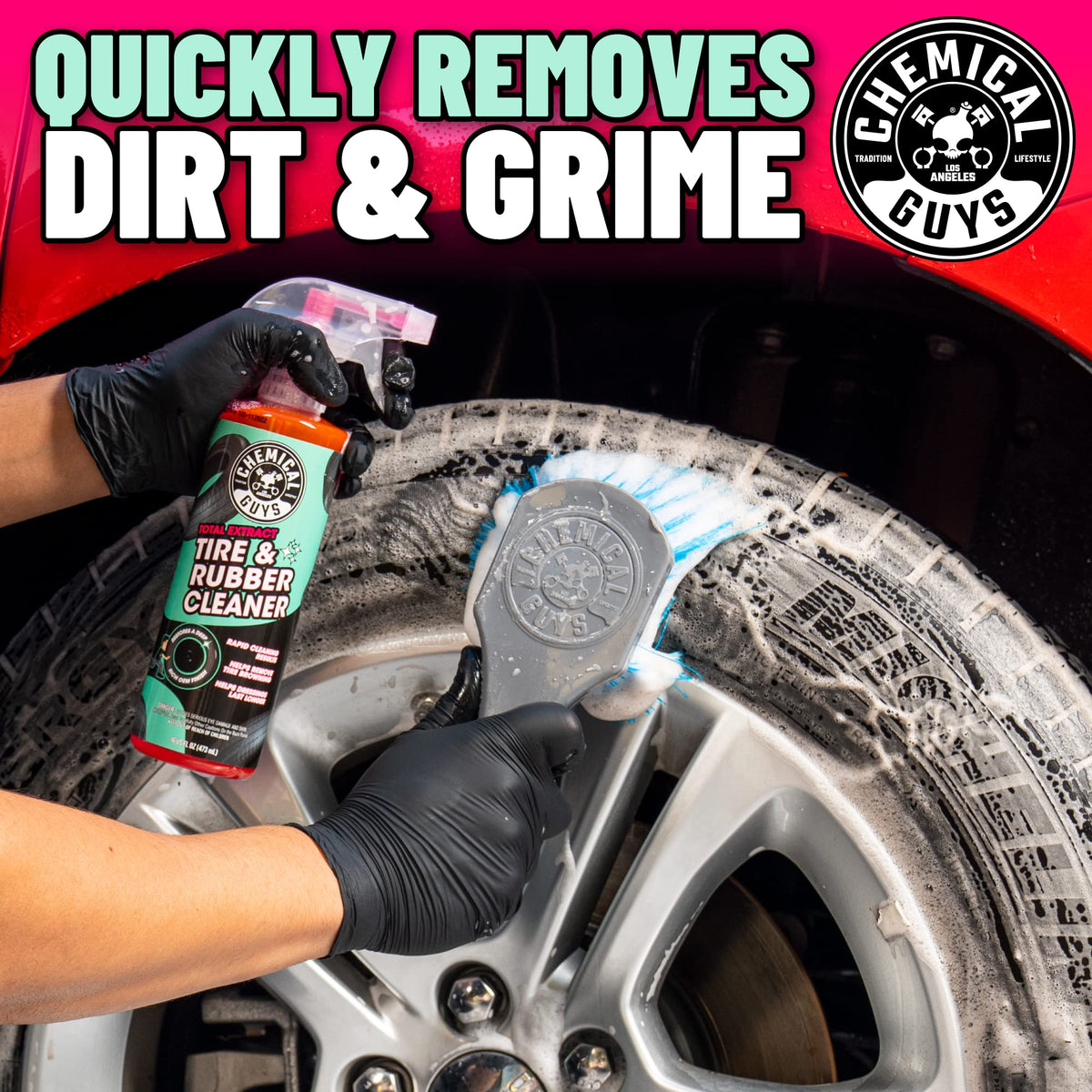 Chemical Guys close-up spray nozzle for controlled application and convenience