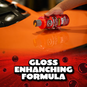Chemical Guys close-up of thick suds texture showing lubrication that reduces scratching