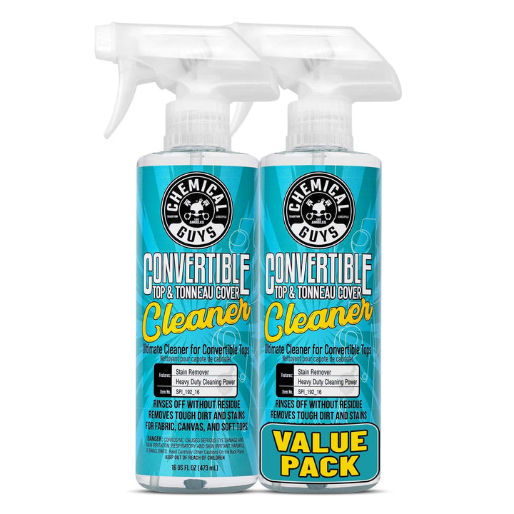 Chemical Guys front label showing cleaner bottle and volume, clearly readable