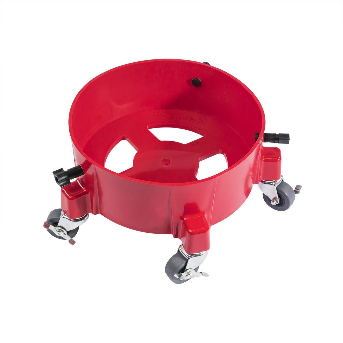 Chemical Guys side profile with a 5-gallon bucket illustrating secure hold and balance