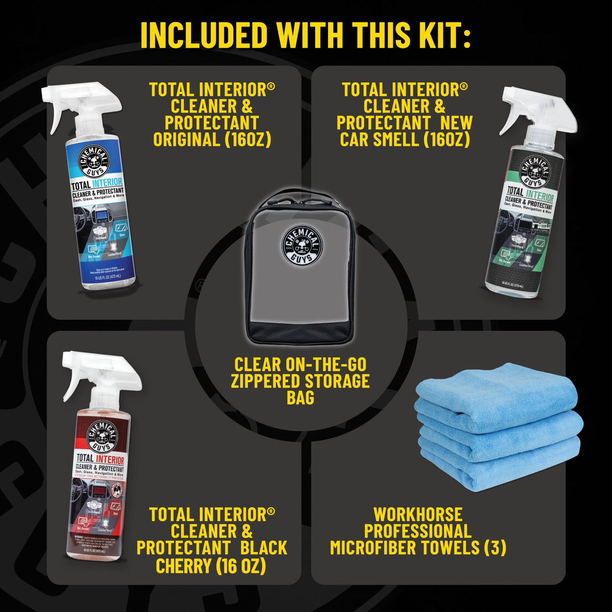 Chemical Guys cupholder before and after cleaning, removes grime and restores finish benefit