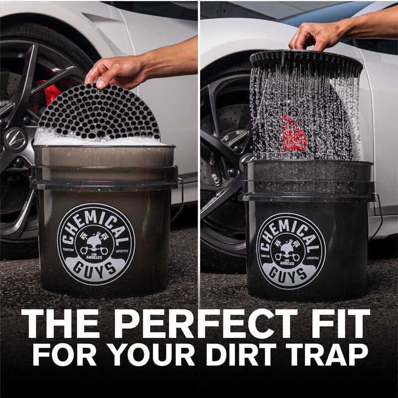 Chemical Guys Cyclone dirt trap and bucket setup preventing grit transfer