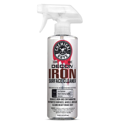 Chemical Guys Decon Pro front bottle showing label and spray top, fast contaminant removal